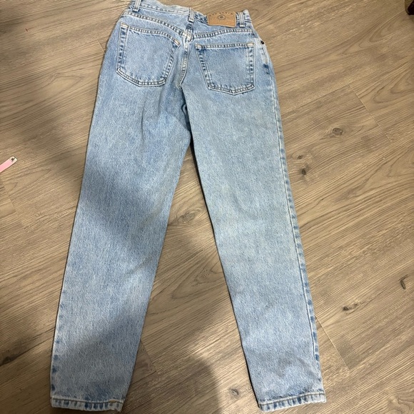 Vtg 80’s Gap Denim Slim Fit High Rise Jeans Sz 4 Ankle Light Wash 90s Retro - Picture 10 of 11